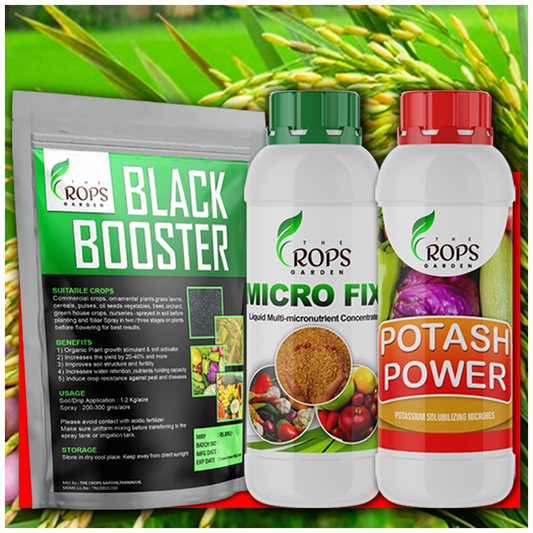 POTASH POWER , BLACK BOOSTER and MICRO FIX