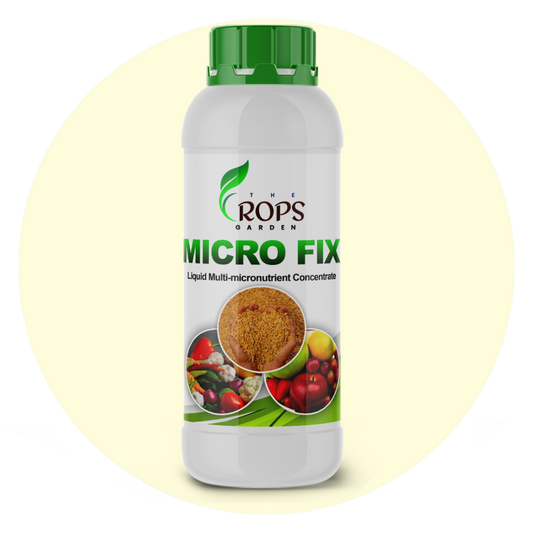 MICRO FIX – Chelated Micronutrient Tonic | Foliar Spray for All Crops | Fast Growth & Deficiency Correction