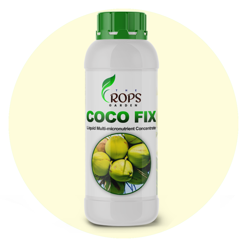 COCO FIX – Chelated Micronutrient Root Feed for Coconuts | Stops Button Shedding & Enhances Size & Shine