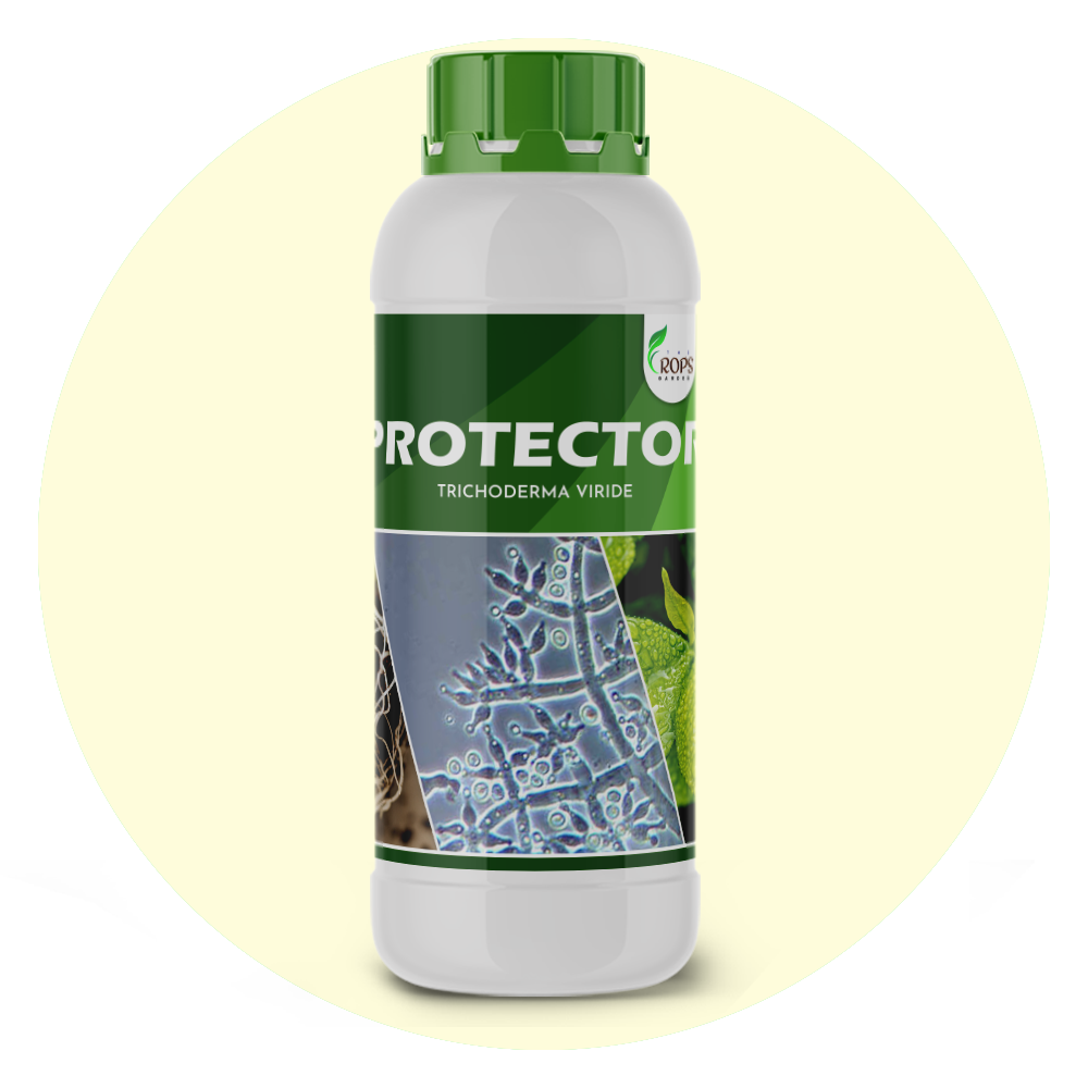 PROTECTOR – Organic Biological Fungicide | Trichoderma viride for All Crops | Shields Plants from Fungal Diseases & Enhances Immunity