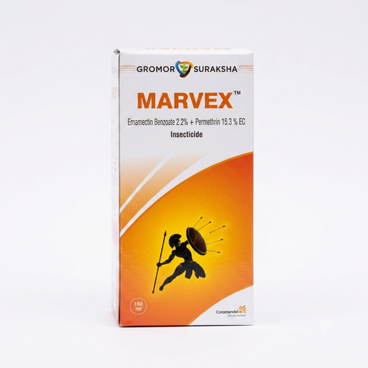 Coromandel Gromor Suraksha Marvex Insecticide | Emamectin Benzoate 2.2% + Permethrin 15.3% EC